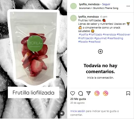 Las frutillas liofilizadas de Lyofila capturan la esencia de la fruta fresca en un bocado liviano, crocante y lleno de sabor.