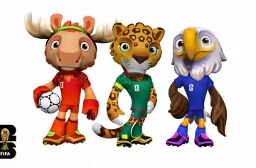 Presentaron a las mascotas oficiales del Mundial 2026