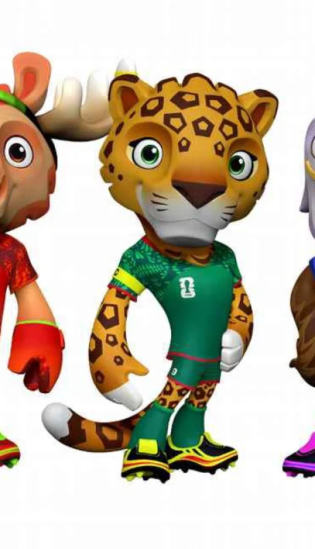 Clutch, Zayu y Maple serán las mascotas del Mundial 2026.