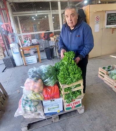Productor y titular de la Unión Frutihortícola Argentina, Omar Carrasco.