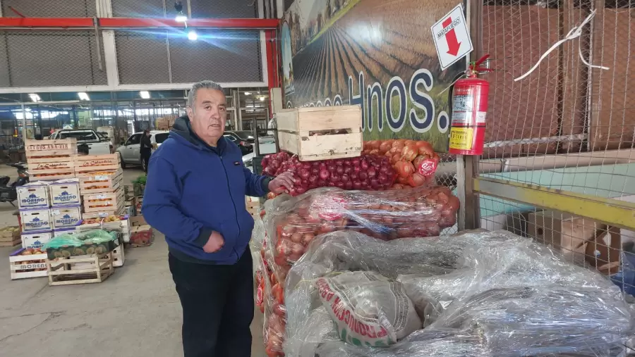 Productor y titular de la Unión Frutihortícola Argentina, Omar Carrasco.