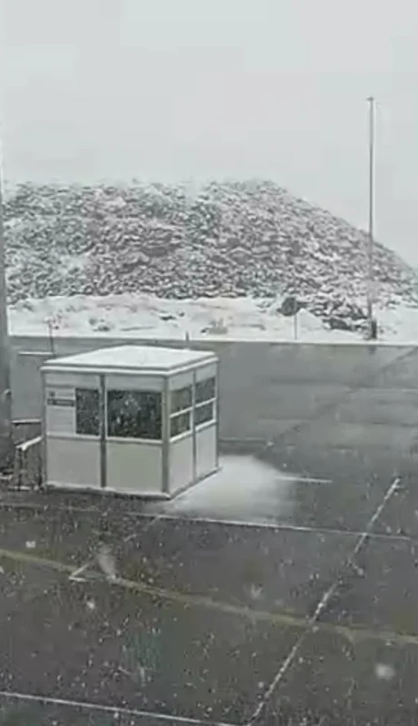 Nieve en complejo Los Libertadores Chile