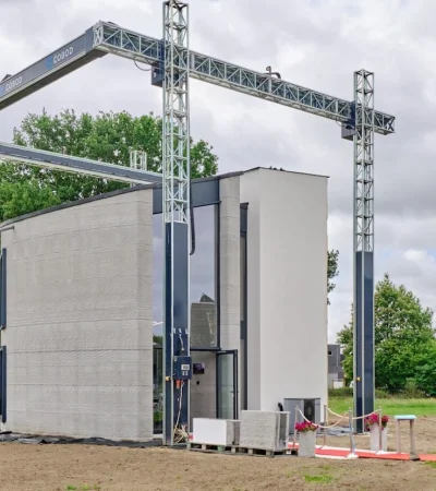 Casa construida con 3d