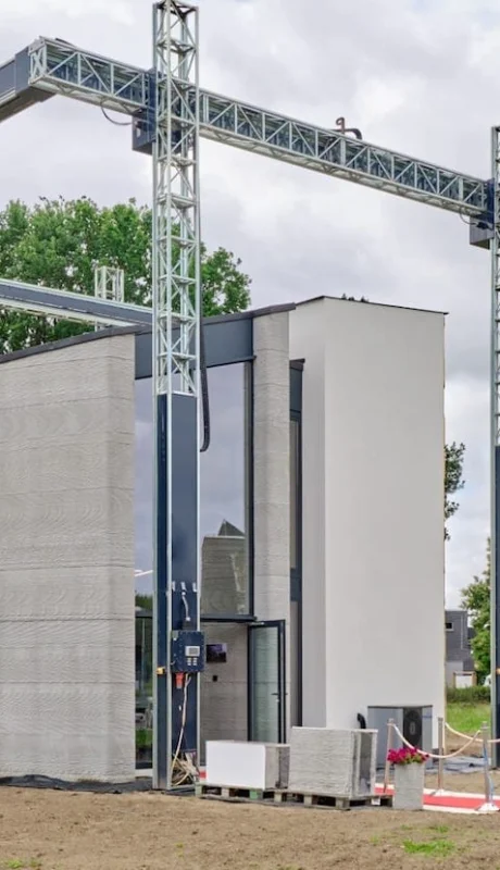 Casa construida con 3d