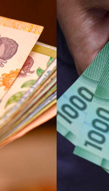 Cotización de pesos chilenos.