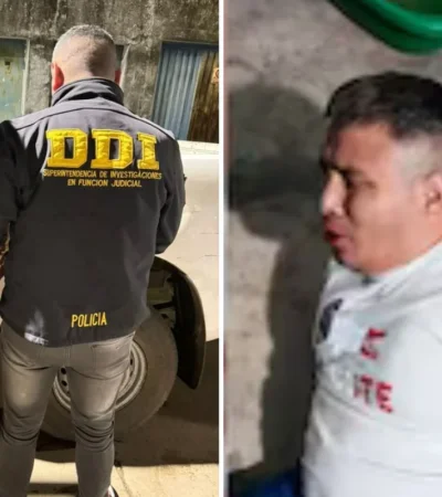 Izquierda: Ariel Giménez / Derecha: Lázaro Sotacuro, acusado de conducir la camioneta.