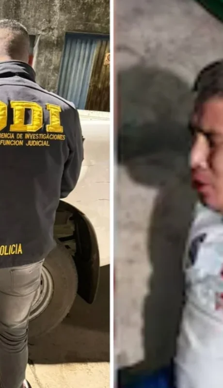 Izquierda: Ariel Giménez / Derecha: Lázaro Sotacuro, acusado de conducir la camioneta.