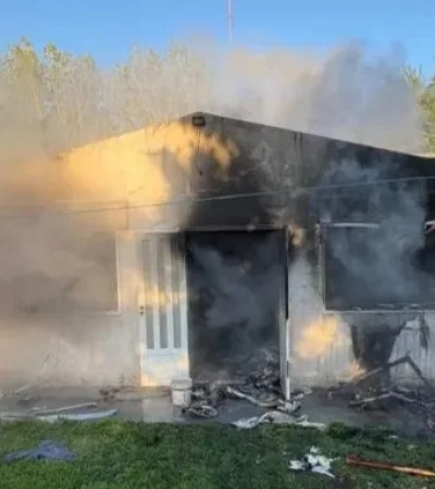 Incendio en un geriátrico dejó como saldo 4 adultos mayores fallecidos/ Fuente: Web