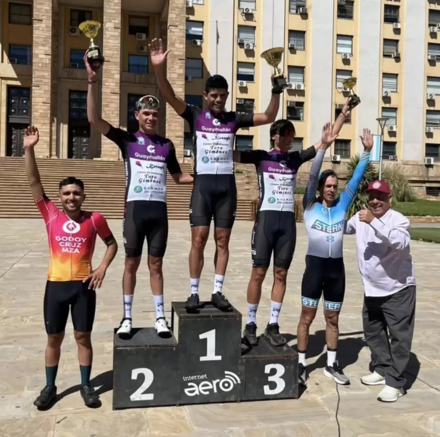 El podio del domingo en Casa de Gobierno