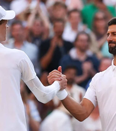 Sinner y Djokovic, glorias del tenis mundial