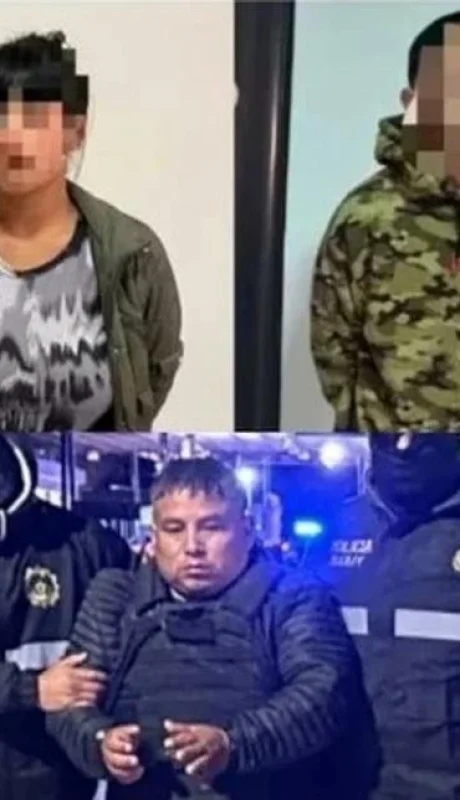 Detenidos por el triple crimen.