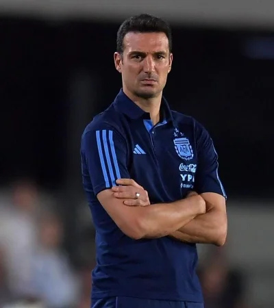 Leonel Scaloni, entrenador del seleccionado