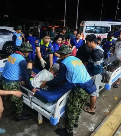 ¡Alarmante! Declaran estado de calamidad en Filipinas tras el terremoto 6,9 que ha causado al menos 60 muertos.