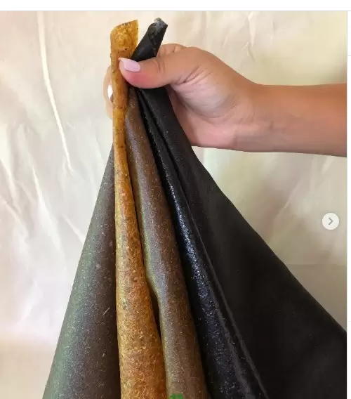 Cuero ecológico a partir de descarte de uva