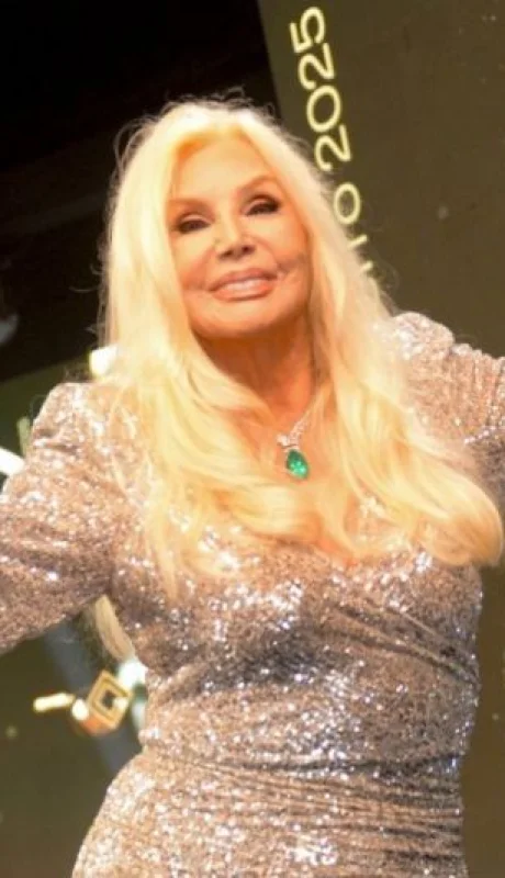 Susana Giménez en la entrega de los Martin Fierro 2025. (Foto: web)