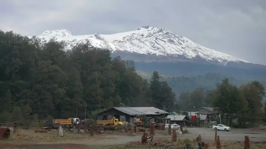 Complejo Forestal y Maderero Panguipulli, donde ocurrió la redada con la que secuestraron a Vera y sus compañeros.