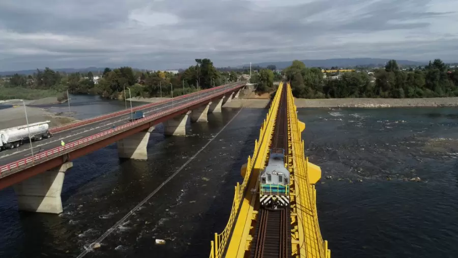 Puente sobre el río Toltén, donde fueron fusilados los compañeros de Bernarda Vera.