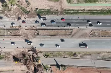Obra de emergencia en el Acceso Sur: cortes, desvíos y plazos