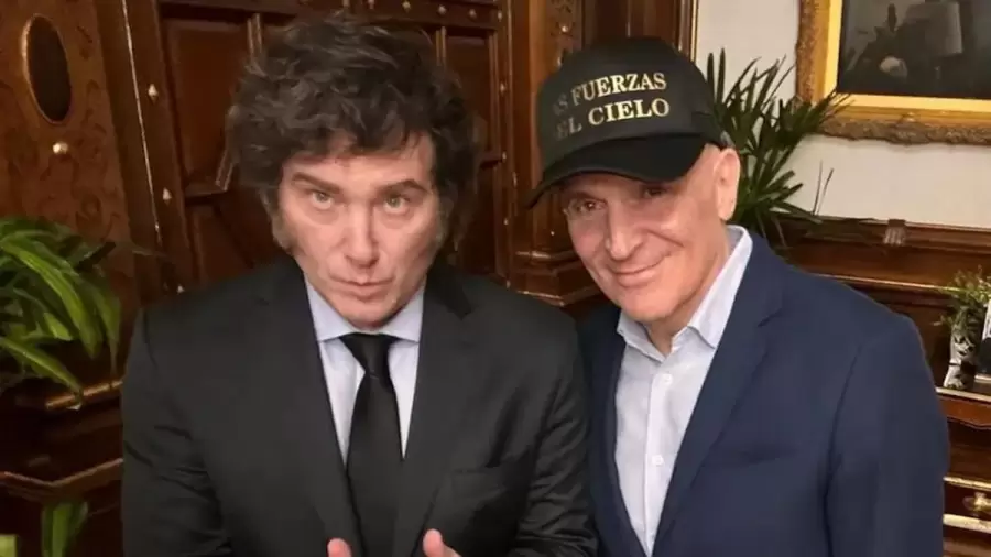 El presidente Javier Milei y el cuestionado candidato José Luis Espert. (Foto: archivo web)