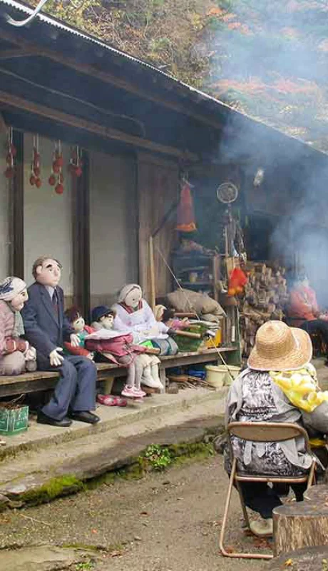 Una vivienda típica con la "familia" que la habita. (Foto: archivo web)