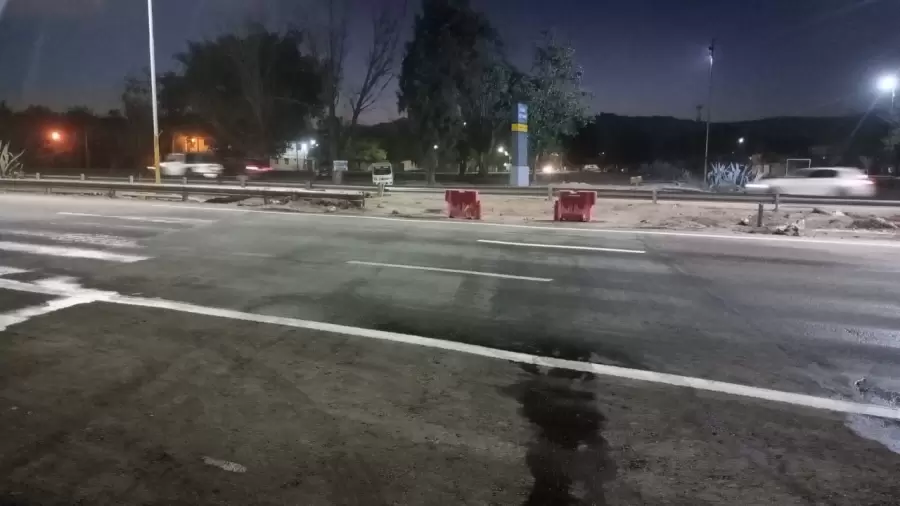 Socavón en Luján de Cuyo