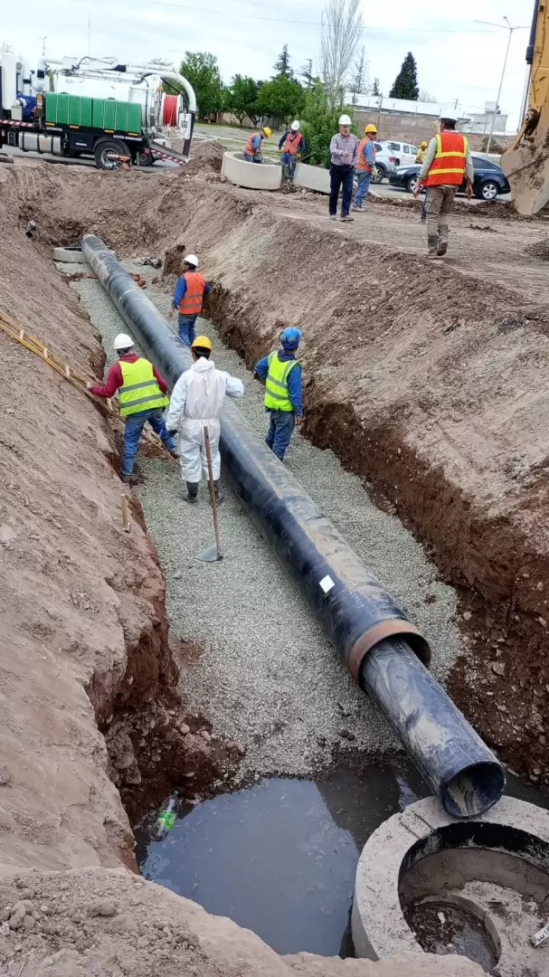 Socavón en Luján de Cuyo