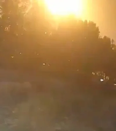 Una luz cruzó Mendoza e iluminó el cielo y fue visto en gran parte de la provincia/ Fuente: Captura de video