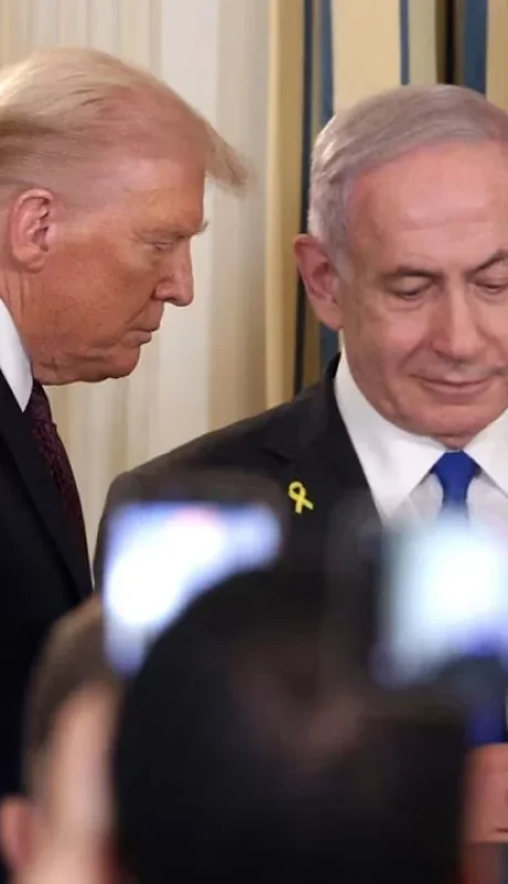 Donald Trump y Benjamín Netanyahu