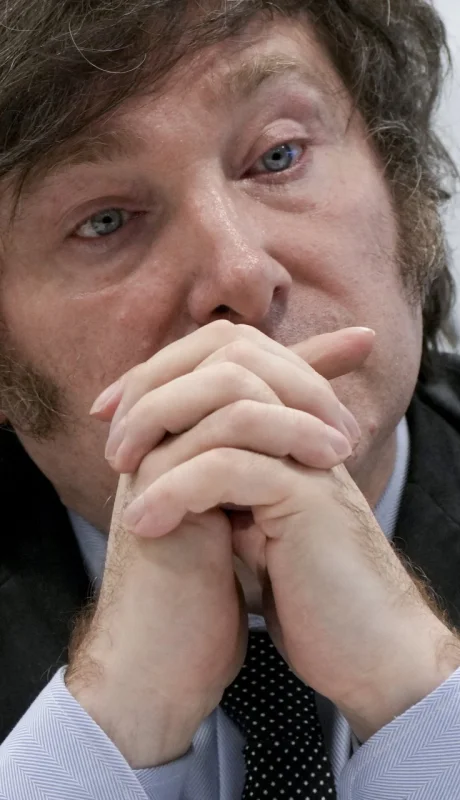Javier Milei preocupado