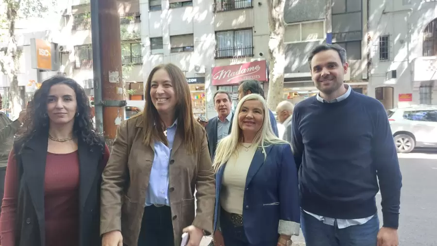 María Eugenia Vidal en Mendoza/ Foto: Daniel Galalrdo