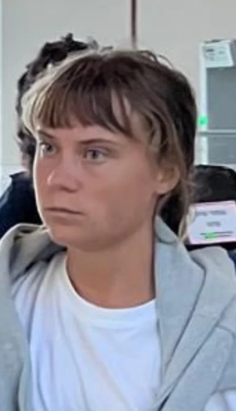 Greta Thunberg, la activista sueca que fue deportada.