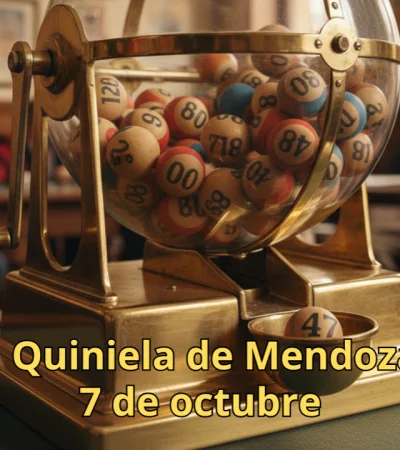 Quiniela de Mendoza del 7 de octubre de 2025.