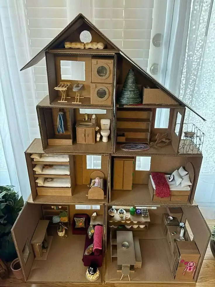 Casas de muñecas/ Fuente: Pinterest