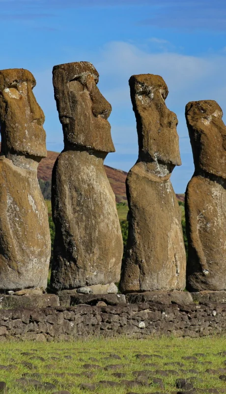 Se han contabilizado cerca de 900 moais en toda la isla de Pascua.