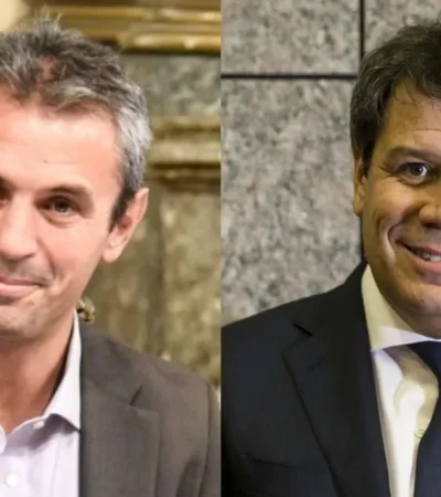 Martín Menem, presidente de la Cámara de Diputados, y Facundo Manes, legislador.