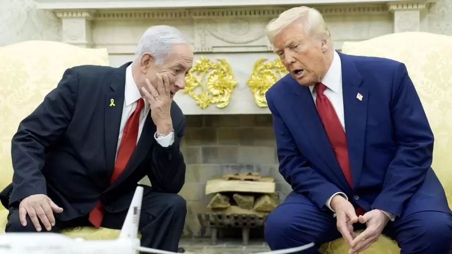 Benjamín Netanyahu y Donald Trump.