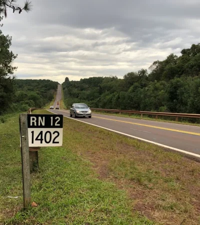 La ruta 12, conocida como la ruta del Mercosur