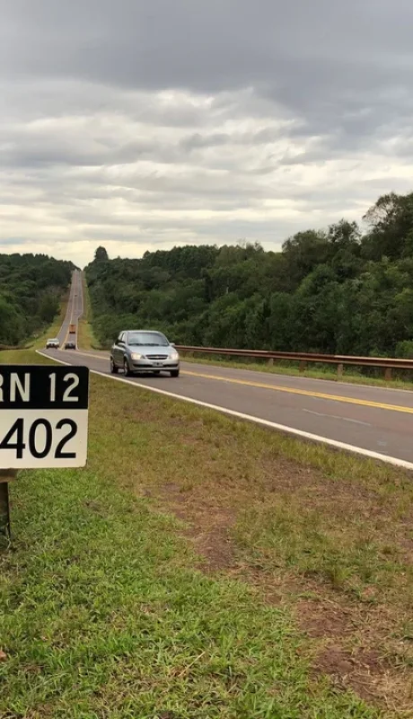 La ruta 12, conocida como la ruta del Mercosur