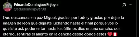 Eduardo Domínguez despide a Miguel Ángel Russo
