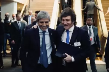 Milei celebró el swap de USD 20.000 millones de EEUU y tildó a Luis Caputo de "el mejor ministro de Economía de la historia"