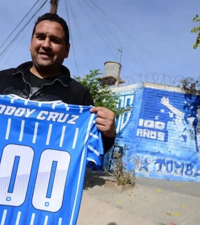 Daniel Tanque Giménez, ídolo del Tomba, aunque también jugó en la Lepra.