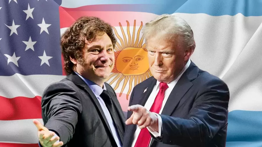 Javier Milei y Donald Trump