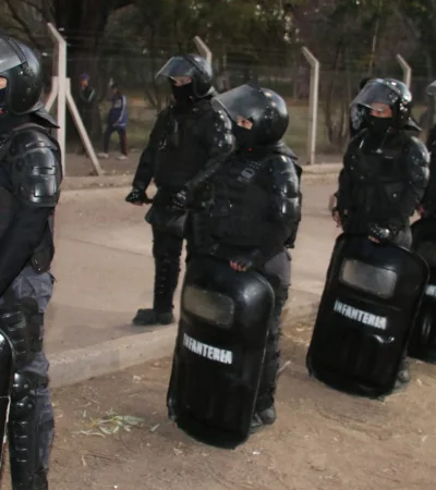 Operativo de seguridad para Independiente Rivadavia- Godoy Cruz/ Fuente: Ministerio de Seguridad de Mendoza