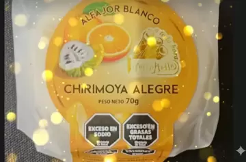 El mejor alfajor de Argentina es mendocino, está relleno de chirimoya alegre y...no tiene dulce de leche