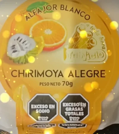 El alfajor ganador tiene relleno de chirimoya alegre/ Fuente: Instagram Festival del Alfajor