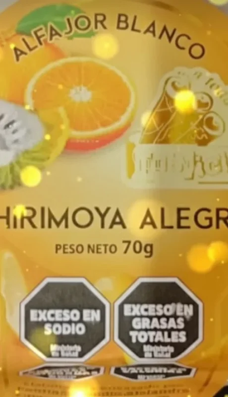 El alfajor ganador tiene relleno de chirimoya alegre/ Fuente: Instagram Festival del Alfajor