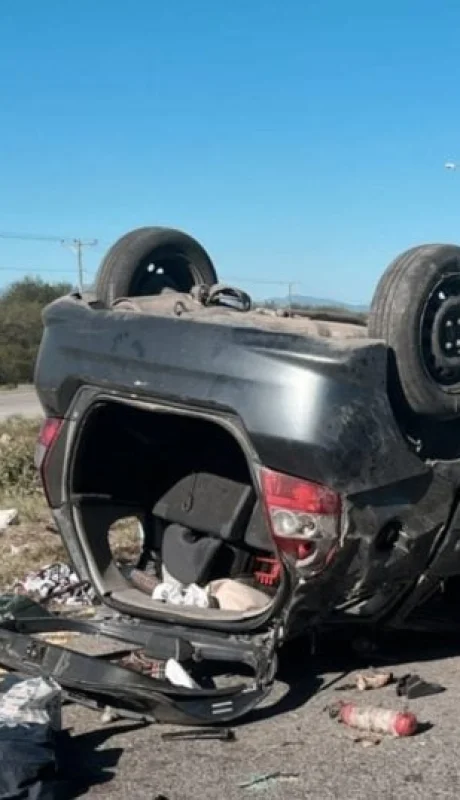 Accidente de hinchas de Gimnasia y Esgrima/ Fuente: Policía de San Luis