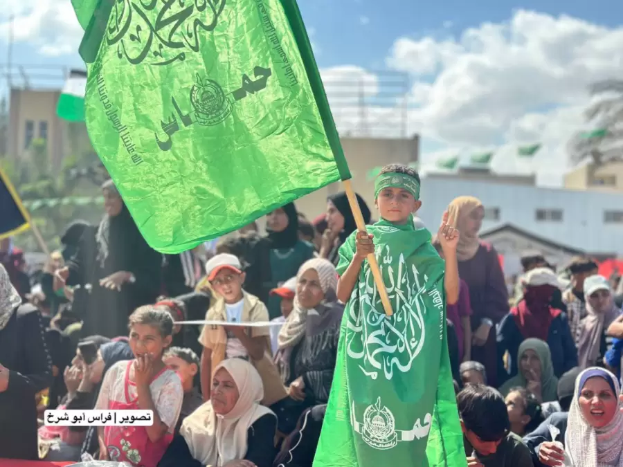 Los festejos de Hamás.