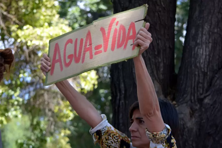 Ramón denunció que el tema del agua es grave