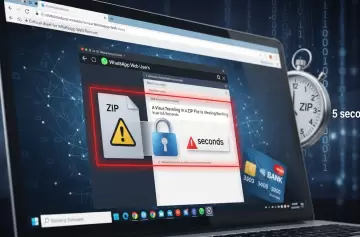 Cuidado con los ZIP en WhatsApp: el nuevo método de hackeo que roba dinero